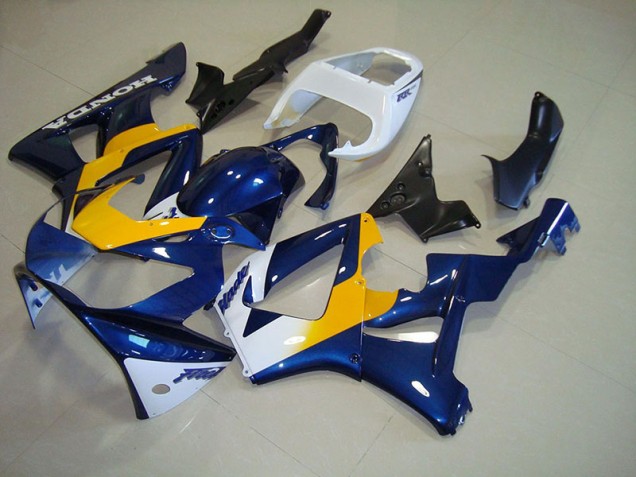 Aftermarket Dark Blue Yellow White 00-01 Honda CBR900RR 929 Motorcycle Fairings Sale Aftermarket Dark Blue Yellow White 00-01 Honda CBR900RR 929 Motorcycle Fairings Sale