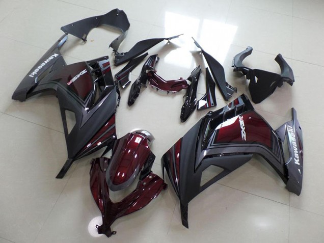 Aftermarket Dark Red and Grey 13-16 Kawasaki Ninja ZX300R 2013-2016 Dark Red and Grey Kawasaki Ninja ZX300R Motorcycle Fairings Sale Aftermarket Dark Red and Grey 13-16 Kawasaki Ninja ZX300R 2013-2016 Dark Red and Grey Kawasaki Ninja ZX300R Motorcycle Fairings Sale