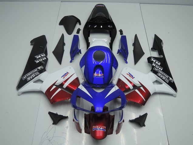 Aftermarket Dark Red Blue 03-04 Honda CBR600RR Motorcycle Fairings Sale