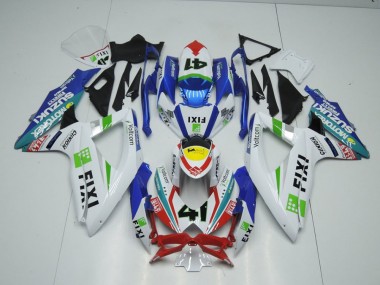 Aftermarket Fixi Light Blue 09-16 Suzuki GSXR 1000 Motorcycle Fairings Sale