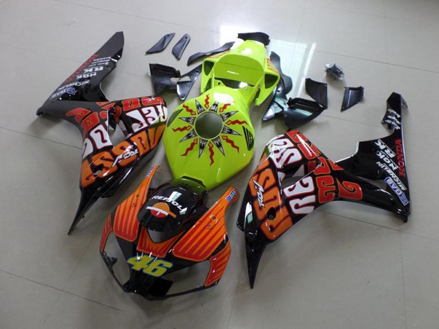 Aftermarket Fluro Rossi 06-07 Honda CBR1000RR Motorcycle Fairings Sale Aftermarket Fluro Rossi 06-07 Honda CBR1000RR Motorcycle Fairings Sale