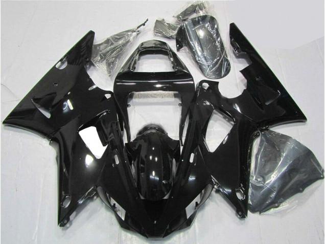 Aftermarket Glossy Black 00-01 Yamaha YZF R1 Motorcycle Fairings Sale Aftermarket Glossy Black 00-01 Yamaha YZF R1 Motorcycle Fairings Sale
