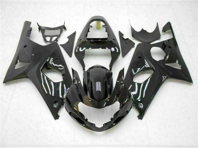 Aftermarket Glossy Black 00-02 Suzuki GSXR 1000 Motorcycle Fairings Sale Aftermarket Glossy Black 00-02 Suzuki GSXR 1000 Motorcycle Fairings Sale