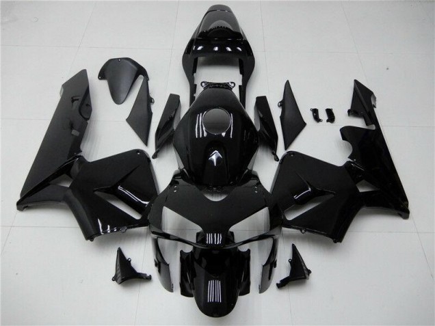 Aftermarket Glossy Black 03-04 Honda CBR600RR Plastics Motorcycle Fairings Sale