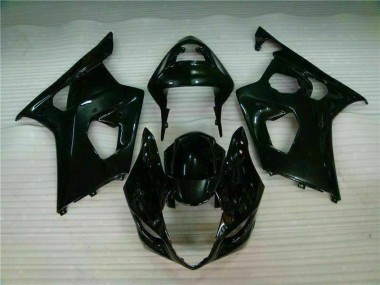 Aftermarket Glossy Black 03-04 Suzuki GSXR 1000 Full Fairing Kit Sale
