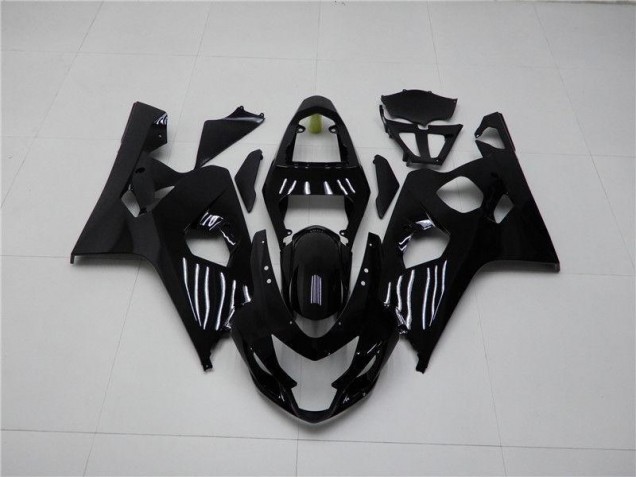 Aftermarket Glossy Black 04-05 Suzuki GSXR 600/750 Motorcycle Fairings Sale Aftermarket Glossy Black 04-05 Suzuki GSXR 600/750 Motorcycle Fairings Sale