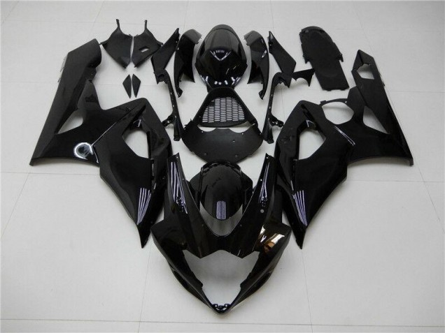 Aftermarket Glossy Black 05-06 Suzuki GSXR 1000 Motorcycle Fairings Sale