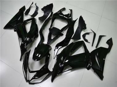 Aftermarket Glossy Black 13-18 Kawasaki Ninja ZX6R Motorcycle Fairings Sale