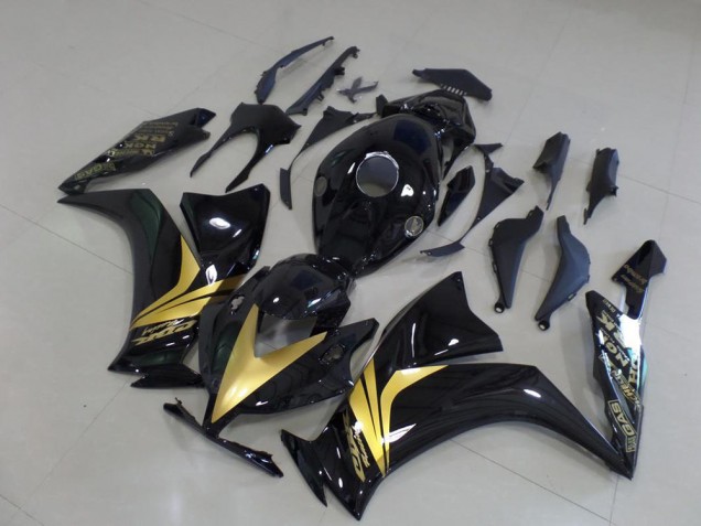 Aftermarket Glossy Black Gold Sticker 12-16 Honda CBR1000RR Motorcycle Fairings Sale Aftermarket Glossy Black Gold Sticker 12-16 Honda CBR1000RR Motorcycle Fairings Sale