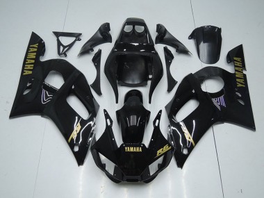 Aftermarket Glossy Black Gold Sticker 98-02 Yamaha YZF R6 Motorcycle Fairings Sale