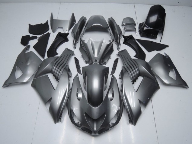 Aftermarket Glossy Grey 06-11 Kawasaki Ninja ZX14R Motorcycle Fairings Sale Aftermarket Glossy Grey 06-11 Kawasaki Ninja ZX14R Motorcycle Fairings Sale
