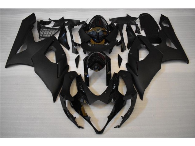 Aftermarket Glossy Matte Black 05-06 Suzuki GSXR 1000 Motorcycle Fairings Sale