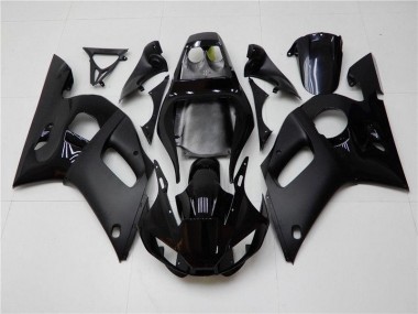Aftermarket Glossy Matte Black 98-02 Yamaha YZF R6 Motorcycle Fairings Sale