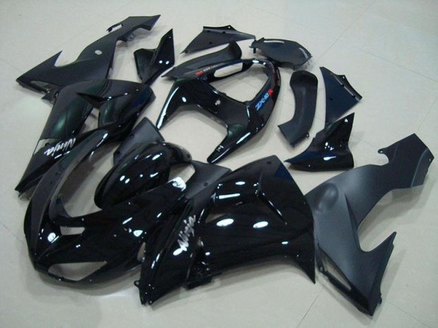 Aftermarket Glossyblack Matte Black 06-07 Kawasaki Ninja ZX10R Motorcycle Fairings Sale Aftermarket Glossyblack Matte Black 06-07 Kawasaki Ninja ZX10R Motorcycle Fairings Sale