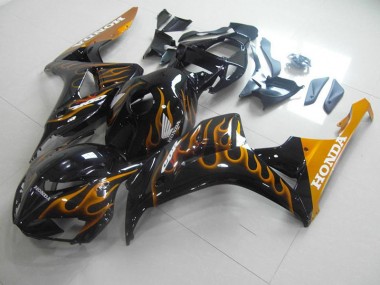 Aftermarket Gold Flame 06-07 Honda CBR1000RR Motorcycle Fairings Sale