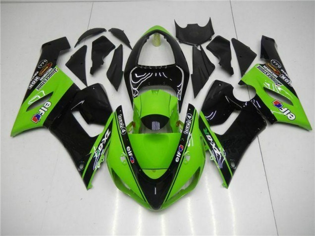 Aftermarket Green 05-06 Kawasaki Ninja ZX6R Fairing Kit Sale Aftermarket Green 05-06 Kawasaki Ninja ZX6R Fairing Kit Sale