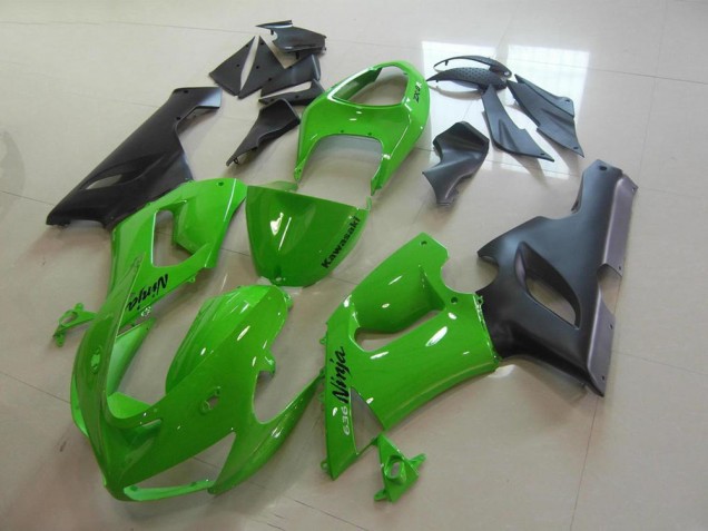 Aftermarket Green 05-06 Kawasaki Ninja ZX6R Motorcycle Fairings Sale