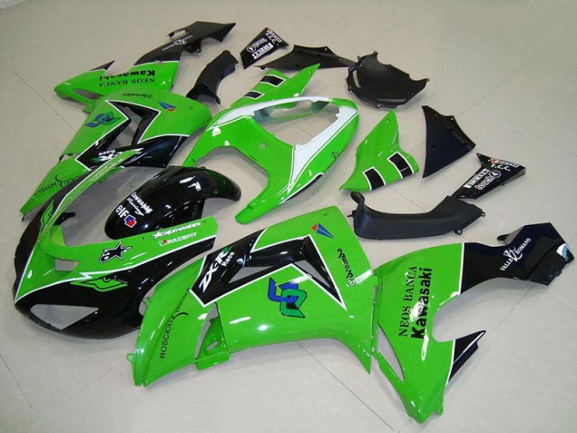 Aftermarket Green 06-07 Kawasaki Ninja ZX10R Motorcycle Fairings Sale