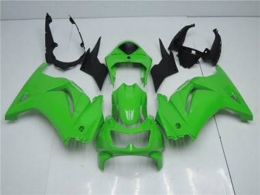 Aftermarket Green 08-12 Kawasaki Ninja EX250 Plastic Full Fairing Kit Sale