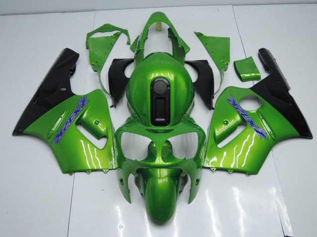 Aftermarket Green and Black 00-01 Kawasaki Ninja ZX12R 2000-2001 Green and Black Kawasaki Ninja ZX12R Motorcycle Fairings Sale