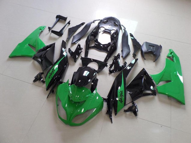 Aftermarket Green and Black 09-12 Kawasaki Ninja ZX6R Motorcycle Fairings Sale Aftermarket Green and Black 09-12 Kawasaki Ninja ZX6R Motorcycle Fairings Sale