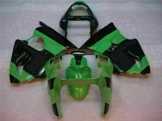 Aftermarket Green Black 00-02 Kawasaki Ninja ZX6R Fairing Kit Sale Aftermarket Green Black 00-02 Kawasaki Ninja ZX6R Fairing Kit Sale