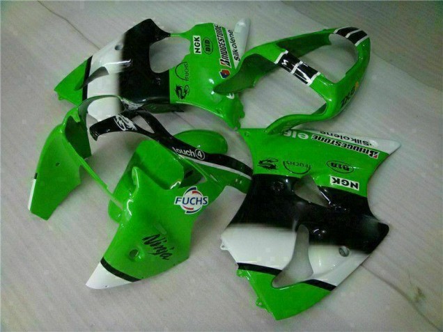 Aftermarket Green Black 00-02 Kawasaki Ninja ZX6R Injection Fairing Kit Sale Aftermarket Green Black 00-02 Kawasaki Ninja ZX6R Injection Fairing Kit Sale
