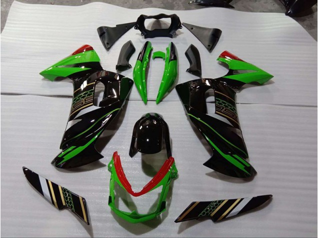 Aftermarket Green Black 06-08 Kawasaki Ninja EX650 Motorcycle Fairings Sale Aftermarket Green Black 06-08 Kawasaki Ninja EX650 Motorcycle Fairings Sale