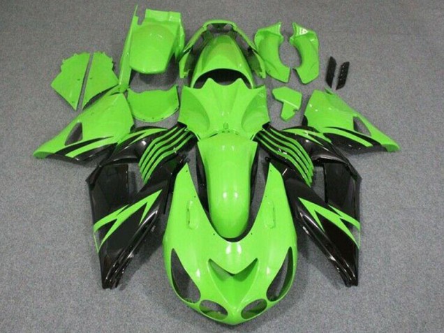Aftermarket Green Black 06-11 Kawasaki Ninja ZX14R Motorcycle Fairings Sale Aftermarket Green Black 06-11 Kawasaki Ninja ZX14R Motorcycle Fairings Sale