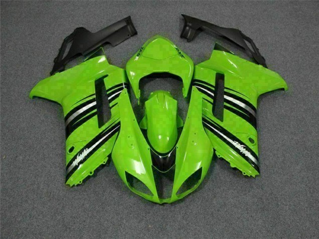 Aftermarket Green Black 07-08 Kawasaki Ninja ZX6R Motorcycle Fairings Sale Aftermarket Green Black 07-08 Kawasaki Ninja ZX6R Motorcycle Fairings Sale