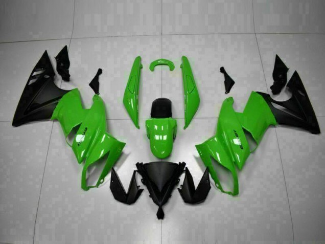 Aftermarket Green Black 09-11 Kawasaki Ninja EX650 Injection Motorcycle Fairings Sale Aftermarket Green Black 09-11 Kawasaki Ninja EX650 Injection Motorcycle Fairings Sale