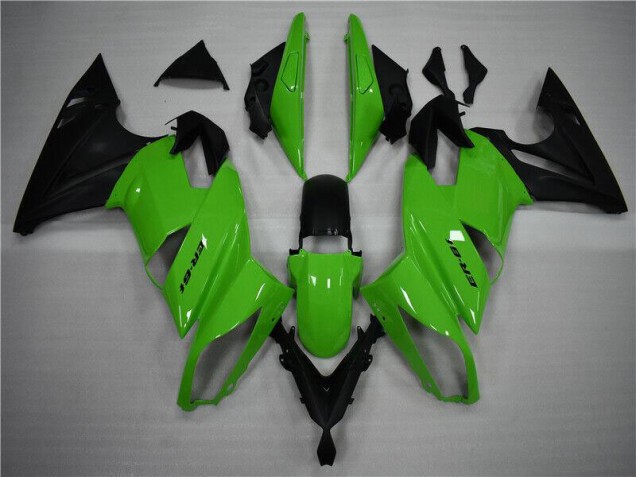 Aftermarket Green Black 09-11 Kawasaki Ninja EX650 Motorcycle Fairings Sale Aftermarket Green Black 09-11 Kawasaki Ninja EX650 Motorcycle Fairings Sale