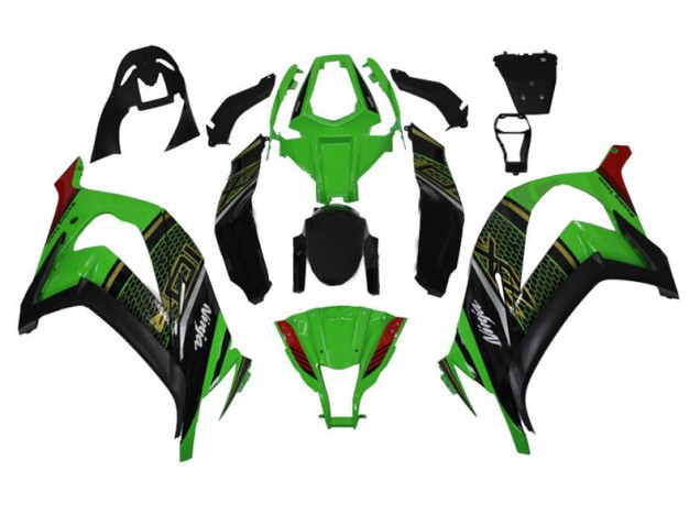 Aftermarket Green Black 11-15 Kawasaki Ninja ZX10R Injection Fairing Kit Sale Aftermarket Green Black 11-15 Kawasaki Ninja ZX10R Injection Fairing Kit Sale