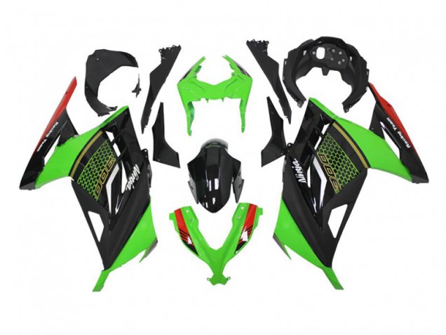 Aftermarket Green Black 13-16 Kawasaki Ninja EX300 Motorcycle Fairings Sale Aftermarket Green Black 13-16 Kawasaki Ninja EX300 Motorcycle Fairings Sale