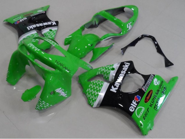 Aftermarket Green Black 98-99 Kawasaki Ninja ZX6R Motorcycle Fairings Sale Aftermarket Green Black 98-99 Kawasaki Ninja ZX6R Motorcycle Fairings Sale