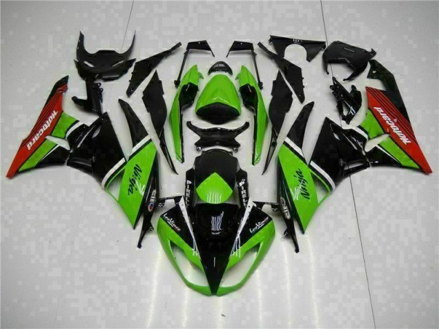 Aftermarket Green Black Red 09-12 Kawasaki Ninja ZX6R Motorcycle Fairings Sale Aftermarket Green Black Red 09-12 Kawasaki Ninja ZX6R Motorcycle Fairings Sale