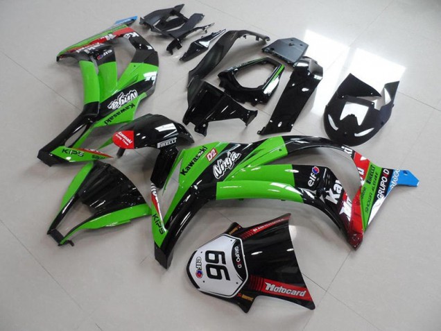 Aftermarket Green Black with Number 66 11-15 Kawasaki Ninja ZX10R Motorcycle Fairings Sale Aftermarket Green Black with Number 66 11-15 Kawasaki Ninja ZX10R Motorcycle Fairings Sale
