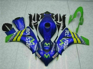 Aftermarket Green Blue 08-11 Honda CBR1000RR Motorcycle Fairings Sale