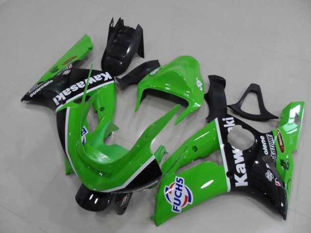 Aftermarket Green Fuchs 03-04 Kawasaki Ninja ZX6R Motorcycle Fairings Sale