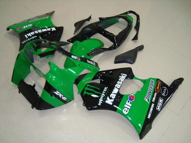 Aftermarket Green Monster 00-02 Kawasaki Ninja ZX6R Motorcycle Fairings Sale Aftermarket Green Monster 00-02 Kawasaki Ninja ZX6R Motorcycle Fairings Sale