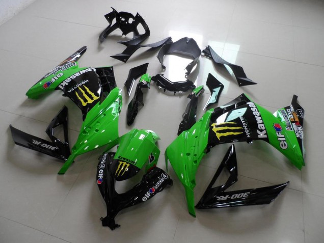 Aftermarket Green Monster 13-16 Kawasaki Ninja ZX300R 2013-2016 Green Monster Kawasaki Ninja ZX300R Motorcycle Fairings Sale