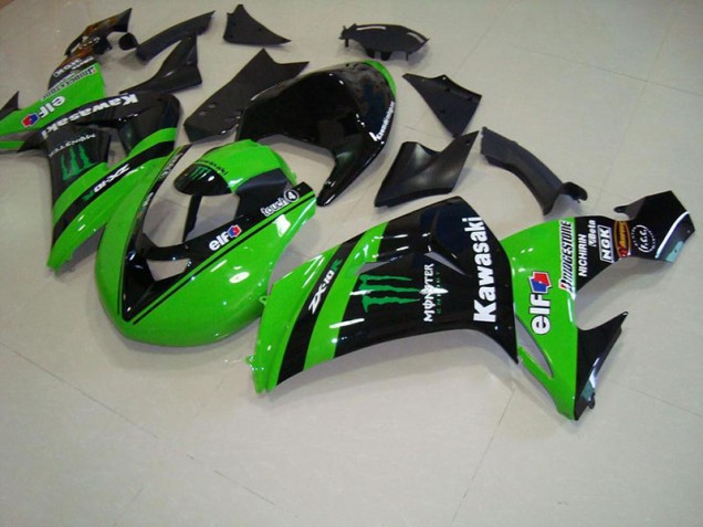 Aftermarket Green Monster Race 06-07 Kawasaki Ninja ZX10R Motorcycle Fairings Sale Aftermarket Green Monster Race 06-07 Kawasaki Ninja ZX10R Motorcycle Fairings Sale