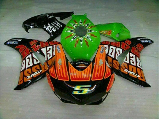 Aftermarket Green Orange 08-11 Honda CBR1000RR Motorcycle Fairings Sale Aftermarket Green Orange 08-11 Honda CBR1000RR Motorcycle Fairings Sale