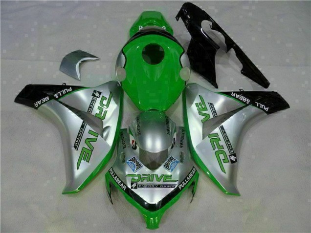 Aftermarket Green Silver 08-11 Honda CBR1000RR Motorcycle Fairings Sale