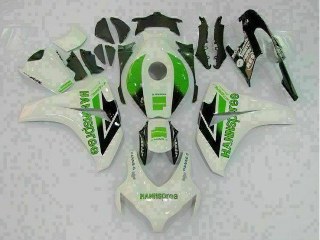 Aftermarket Green White 08-11 Honda CBR1000RR Full Fairing Kit Sale