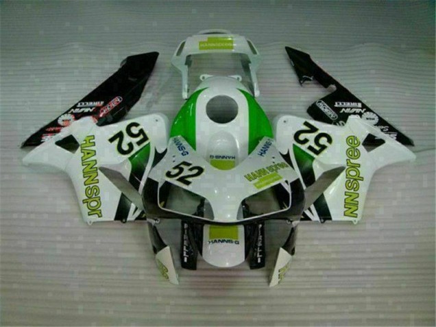 Aftermarket Green White Black 03-04 Honda CBR600RR Motorcycle Fairings Sale Aftermarket Green White Black 03-04 Honda CBR600RR Motorcycle Fairings Sale