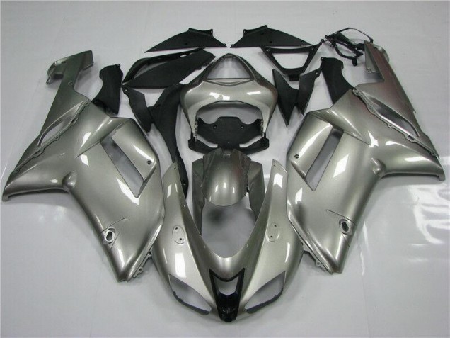 Aftermarket Grey 07-08 Kawasaki Ninja ZX6R Motorcycle Fairings Sale Aftermarket Grey 07-08 Kawasaki Ninja ZX6R Motorcycle Fairings Sale