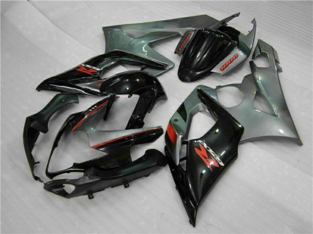 Aftermarket Grey Black 05-06 Suzuki GSXR 1000 Full Fairing Kit Sale Aftermarket Grey Black 05-06 Suzuki GSXR 1000 Full Fairing Kit Sale