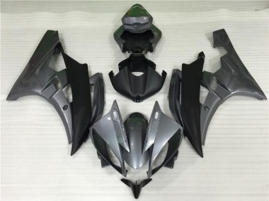 Aftermarket Grey Black 06-07 Yamaha YZF R6 Fairing Kit & Bodywork Sale
