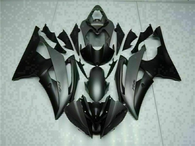 Aftermarket Grey Black 08-16 Yamaha YZF R6 Fairing Kit Sale Aftermarket Grey Black 08-16 Yamaha YZF R6 Fairing Kit Sale